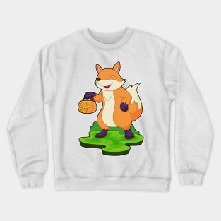 Fox Halloween Pumpkin Crewneck Sweatshirt